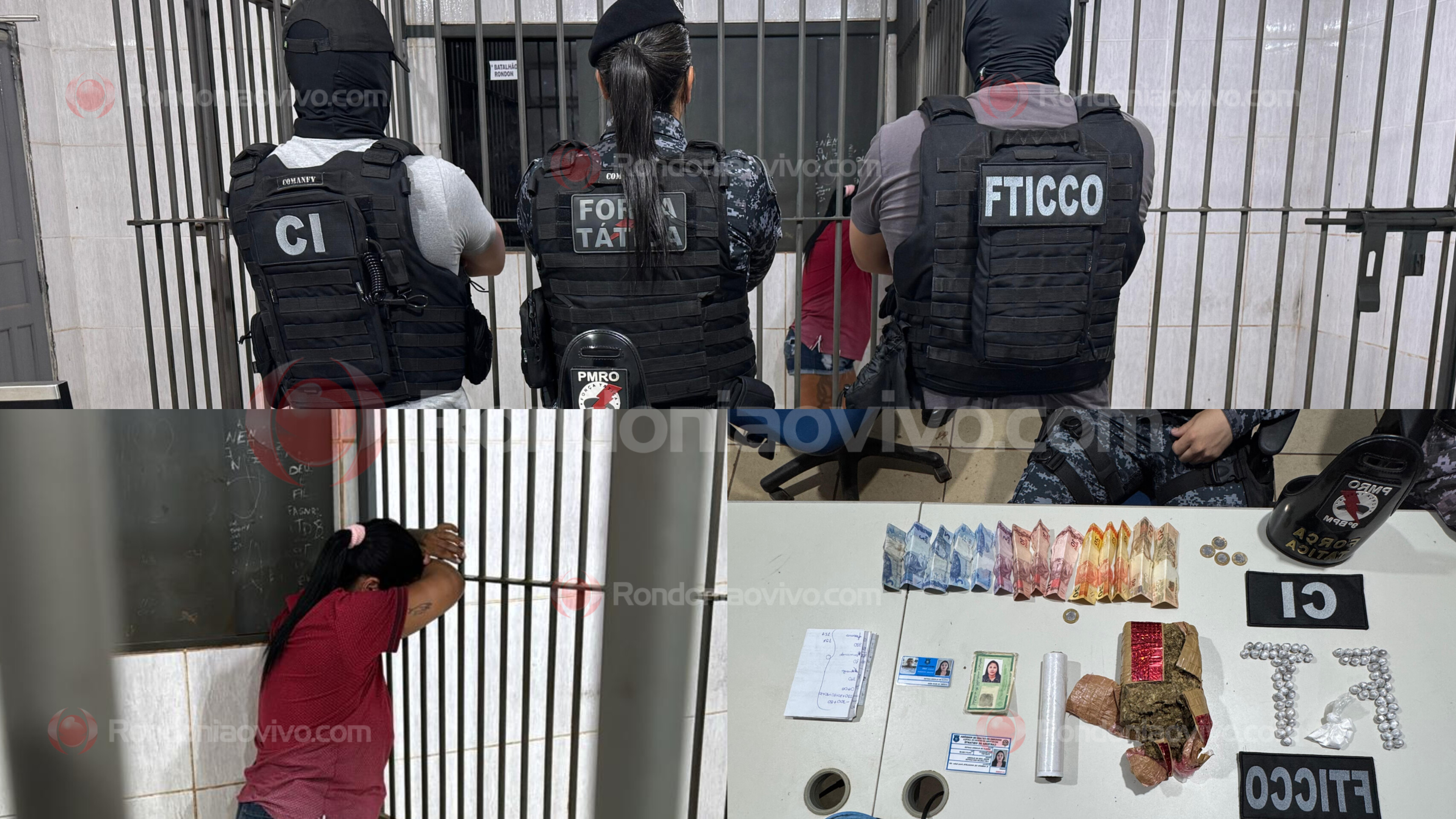 PORTO MADERO: Divisão de Operações e FT do 9° prendem mulher com drogas que iam para presídio 