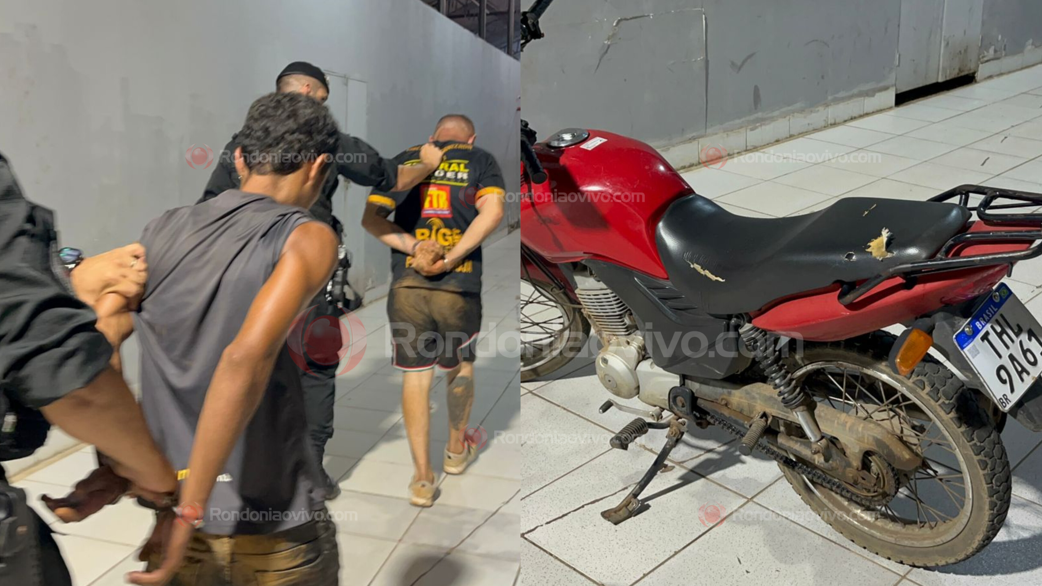 NO SOCIALISTA: BPTAR prende dupla com moto roubada após acompanhamento na zona Leste 