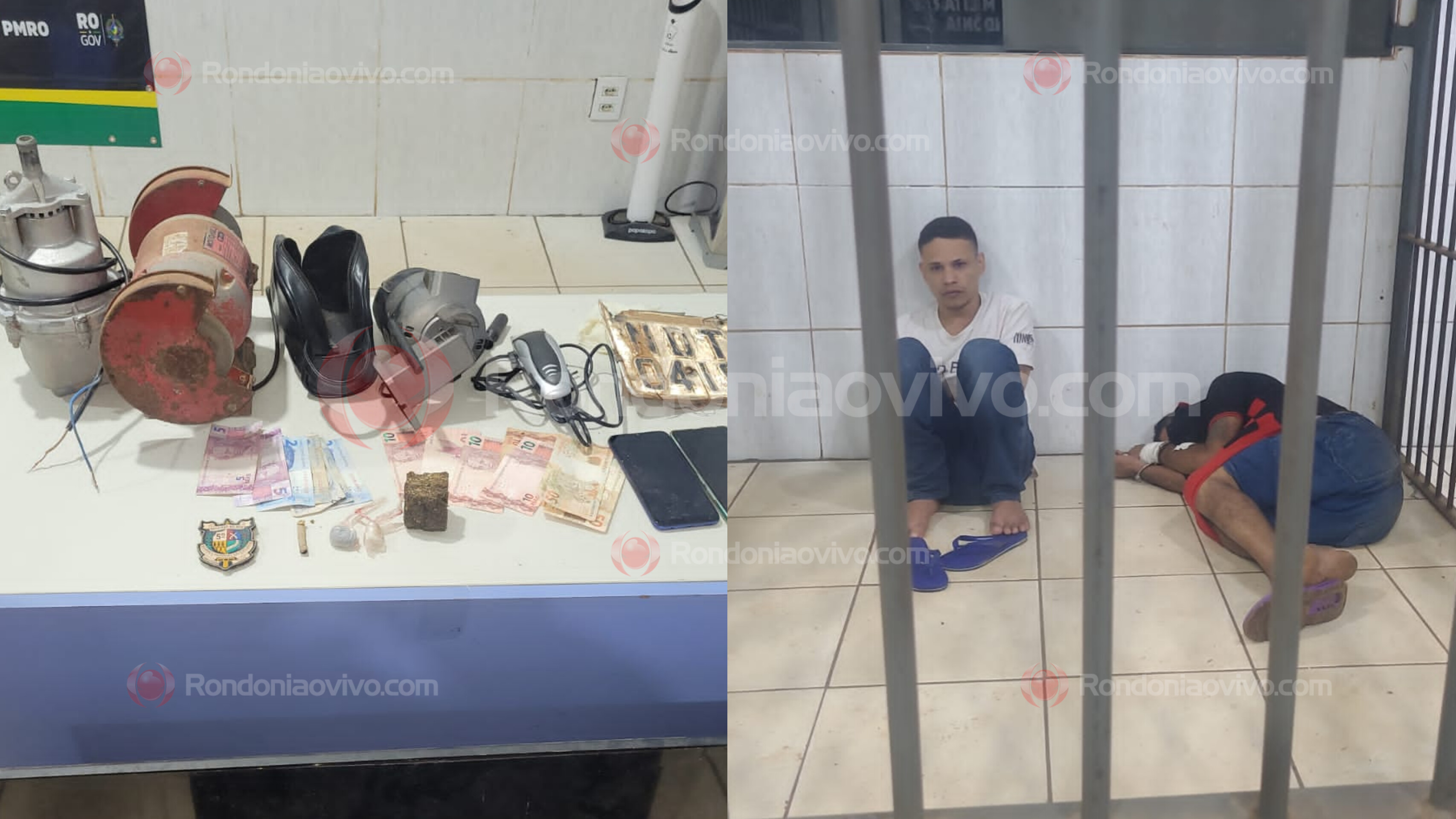 NA DOURADO: Após mulher ser baleada, polícia prende marido e comparsa em boca de fumo 