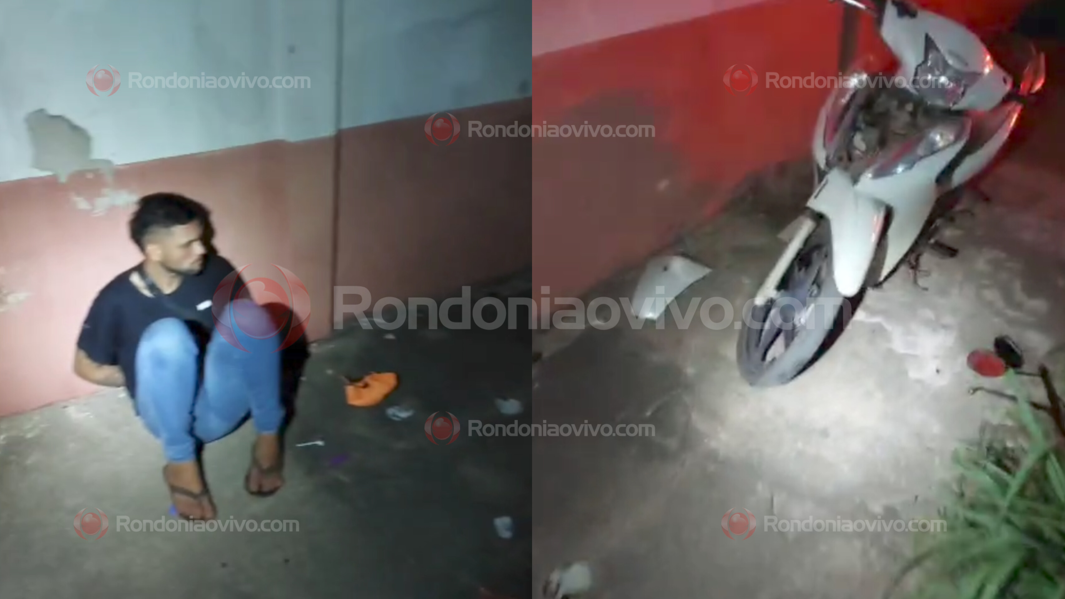 VÍDEO: Equipe do sargento Machado age rápido e prende ladrão de moto 