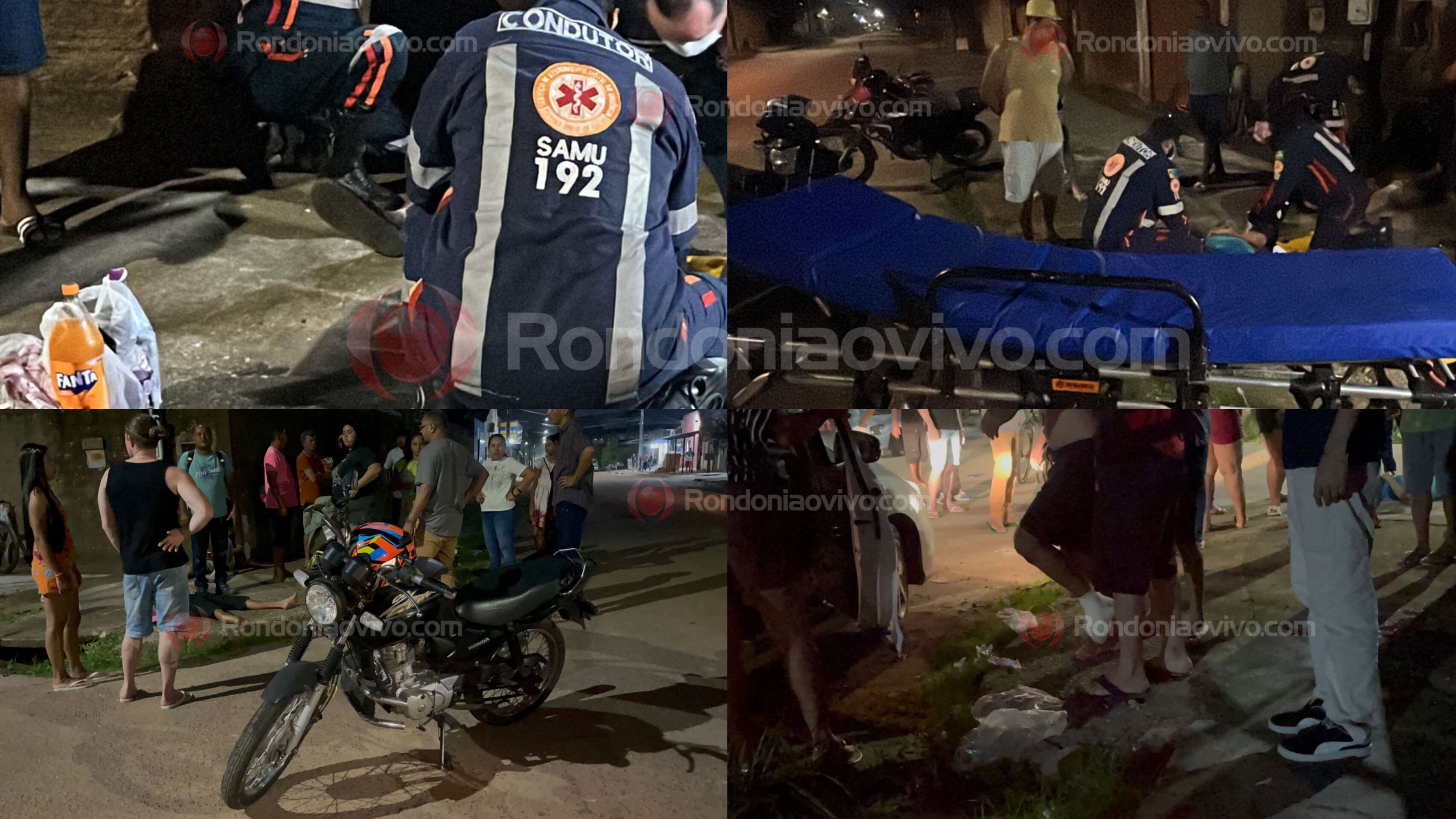 NA CORINTHIANS: Grave acidente entre motos deixa três feridos 