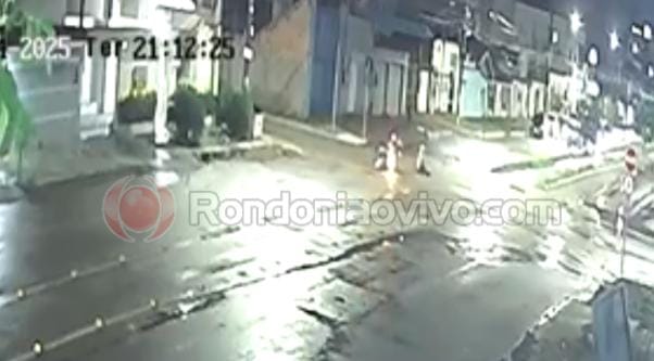 NA PINHEIRO: Vídeo registra acidente entre motos que deixou duas pessoas feridas 