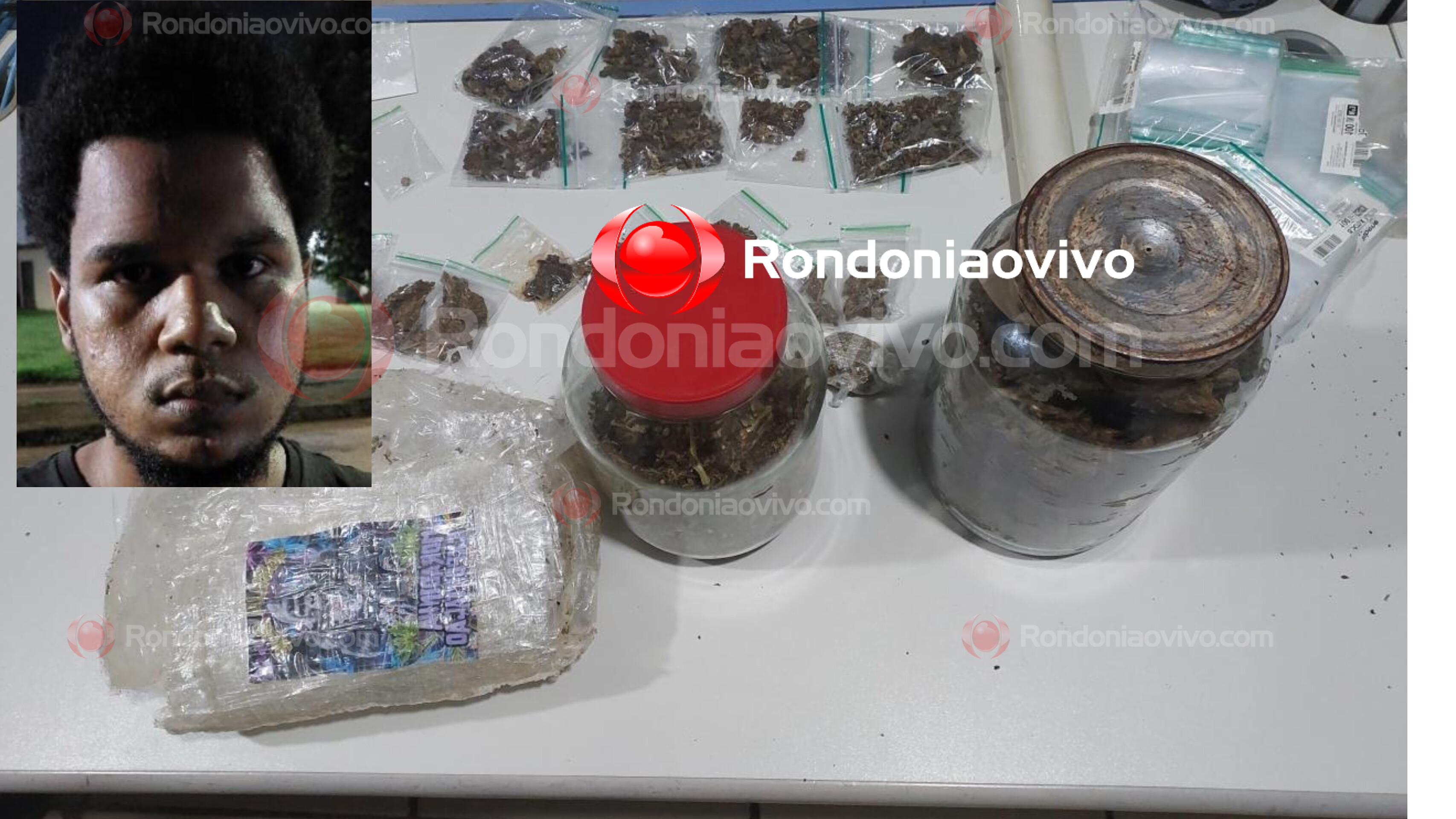 ORGULHO DO MADEIRA: Força Tática prende acusado com droga sintética, maconha e cocaína em apto 