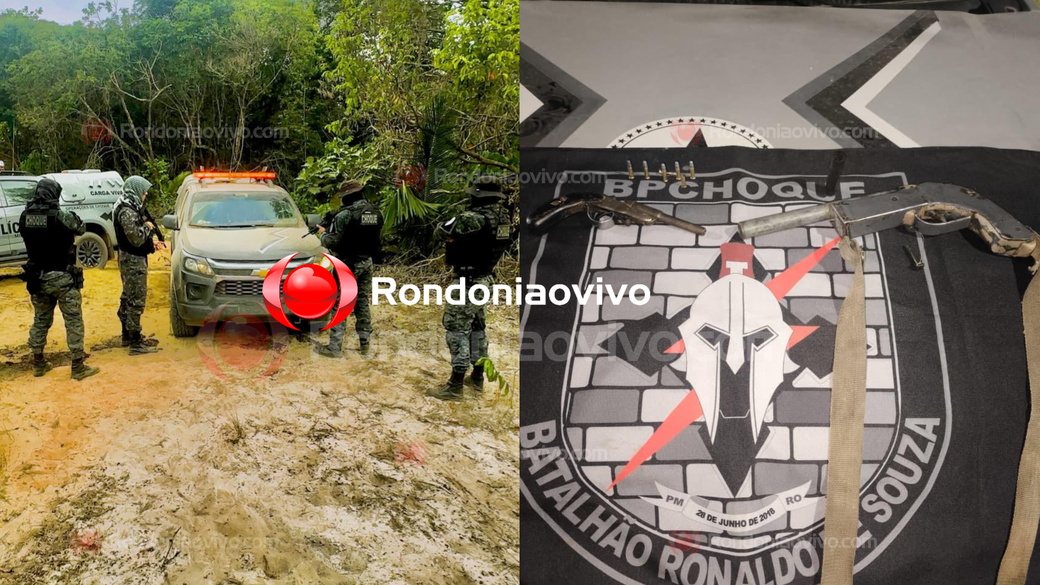 TIROTEIO: Dois criminosos são mortos durante confronto com a PM em fazenda invadida 