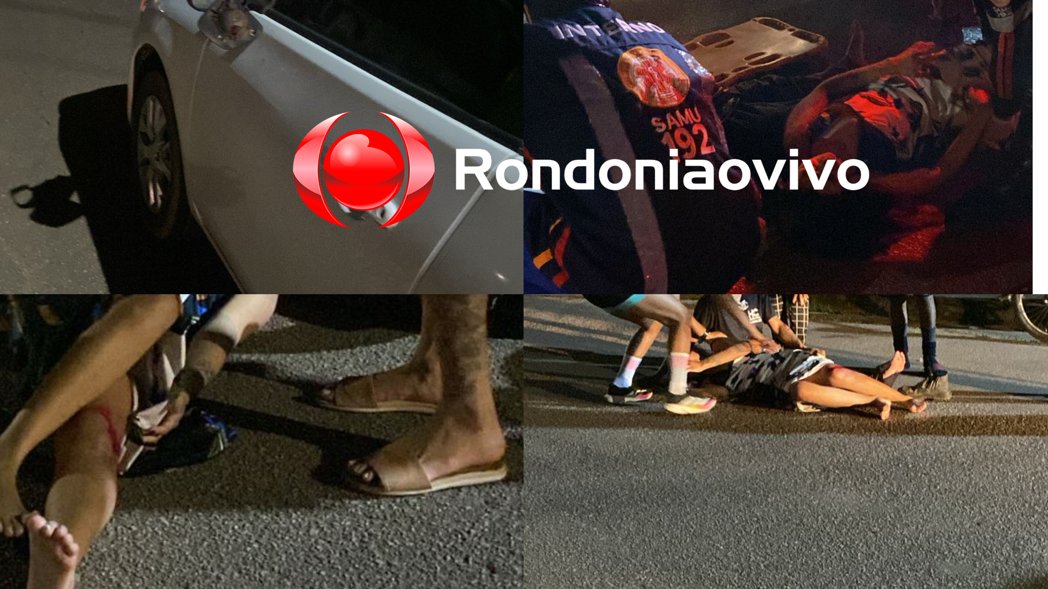 URGENTE: Casal sofre grave acidente entre moto e carro na zona Leste 