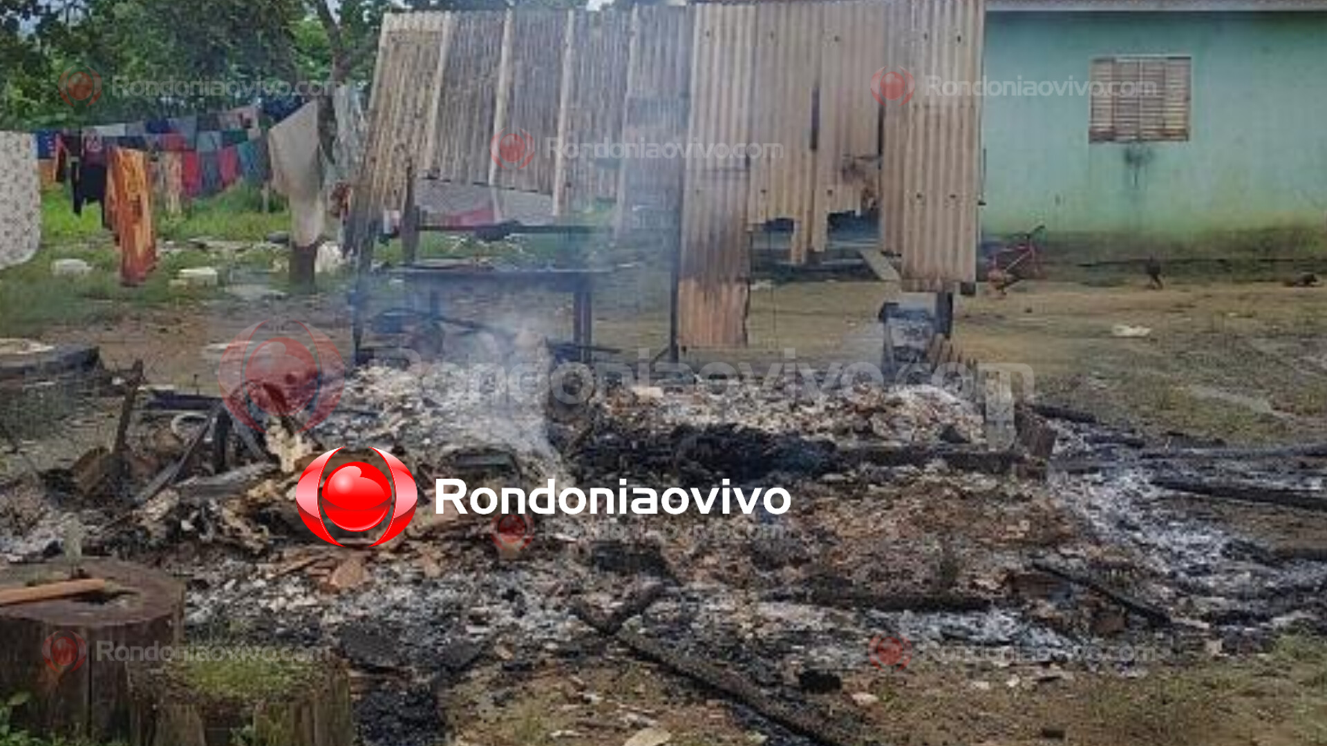 URGENTE: Homem morre carbonizado durante incêndio em residência 