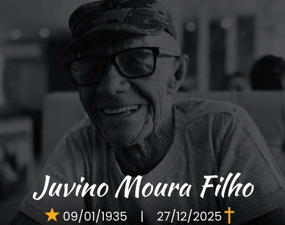 LUTO: Coronel Chrisóstomo se despede do pai, Juvino Moura Filho, e destaca legado de fé e família