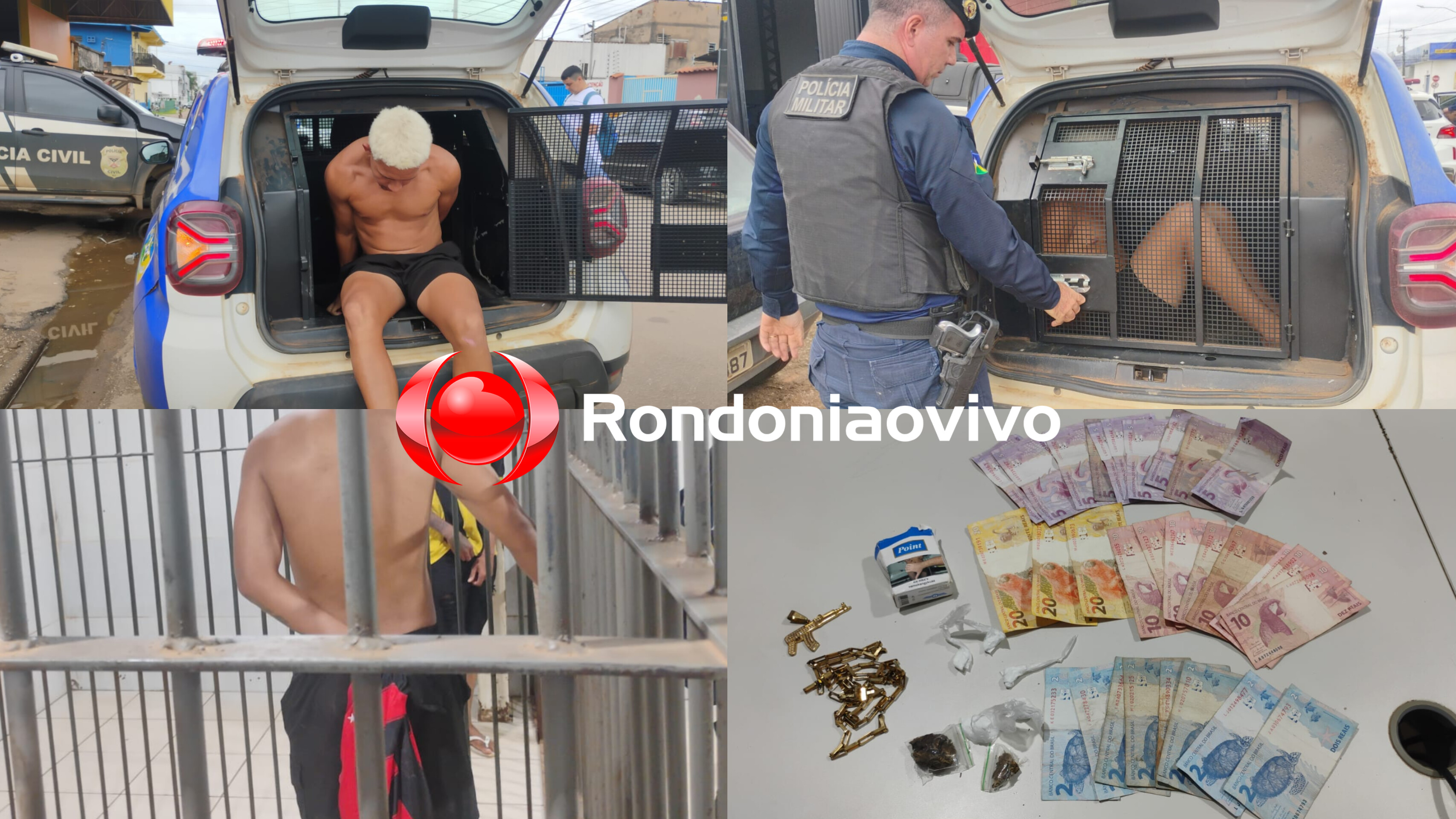 TRÁFICO: PM flagra dupla vendendo drogas na Barão do Amazonas 