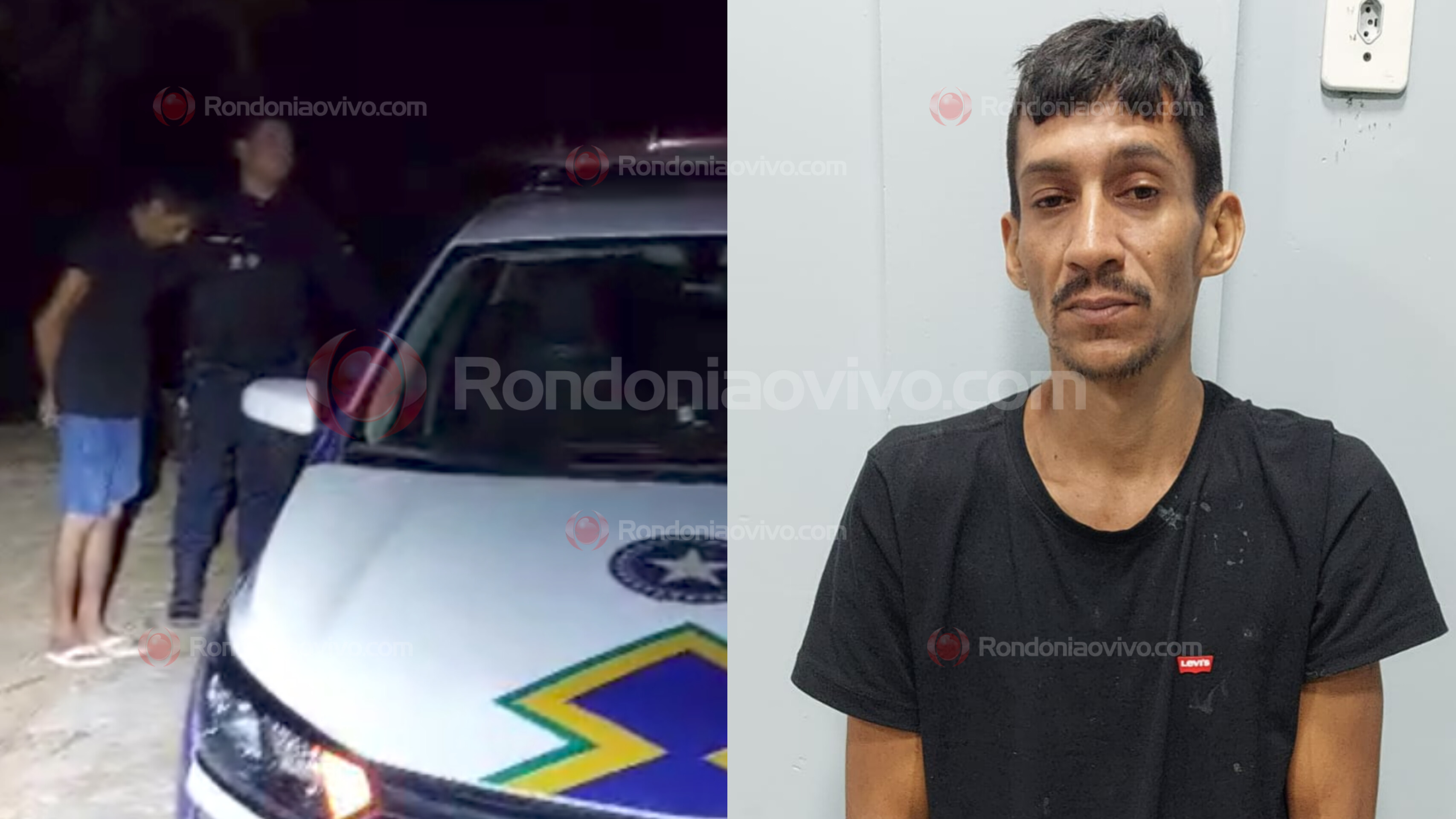 MADRUGADA: Procurado por roubo e furto, homem é preso pela equipe do sargento Machado 