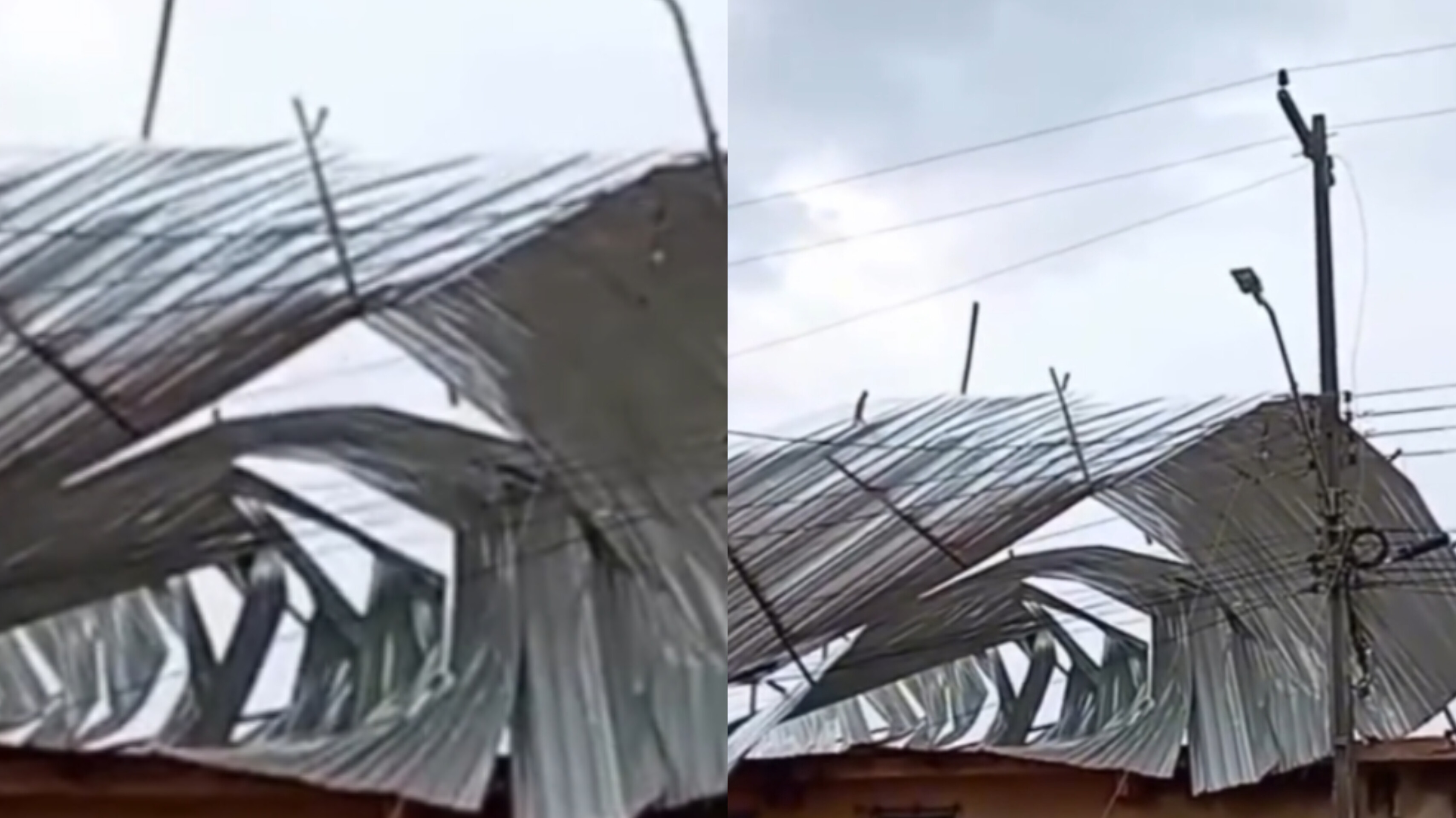 VÍDEO: Vendaval causa estragos na zona Leste de Porto Velho    