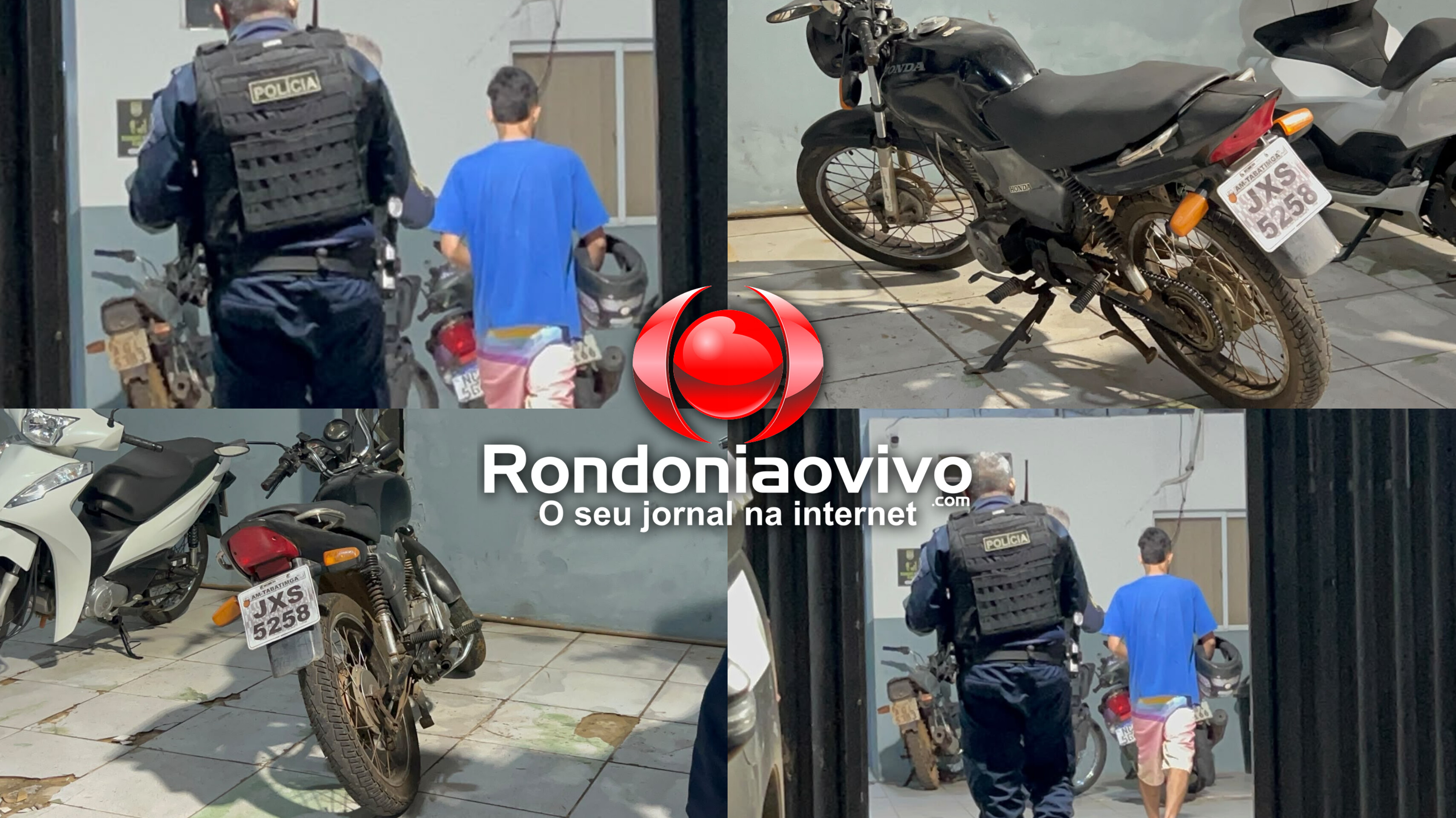 DESCARGA BARULHENTA: Motociclista chega fazendo barulho em posto de combustíveis e acaba preso