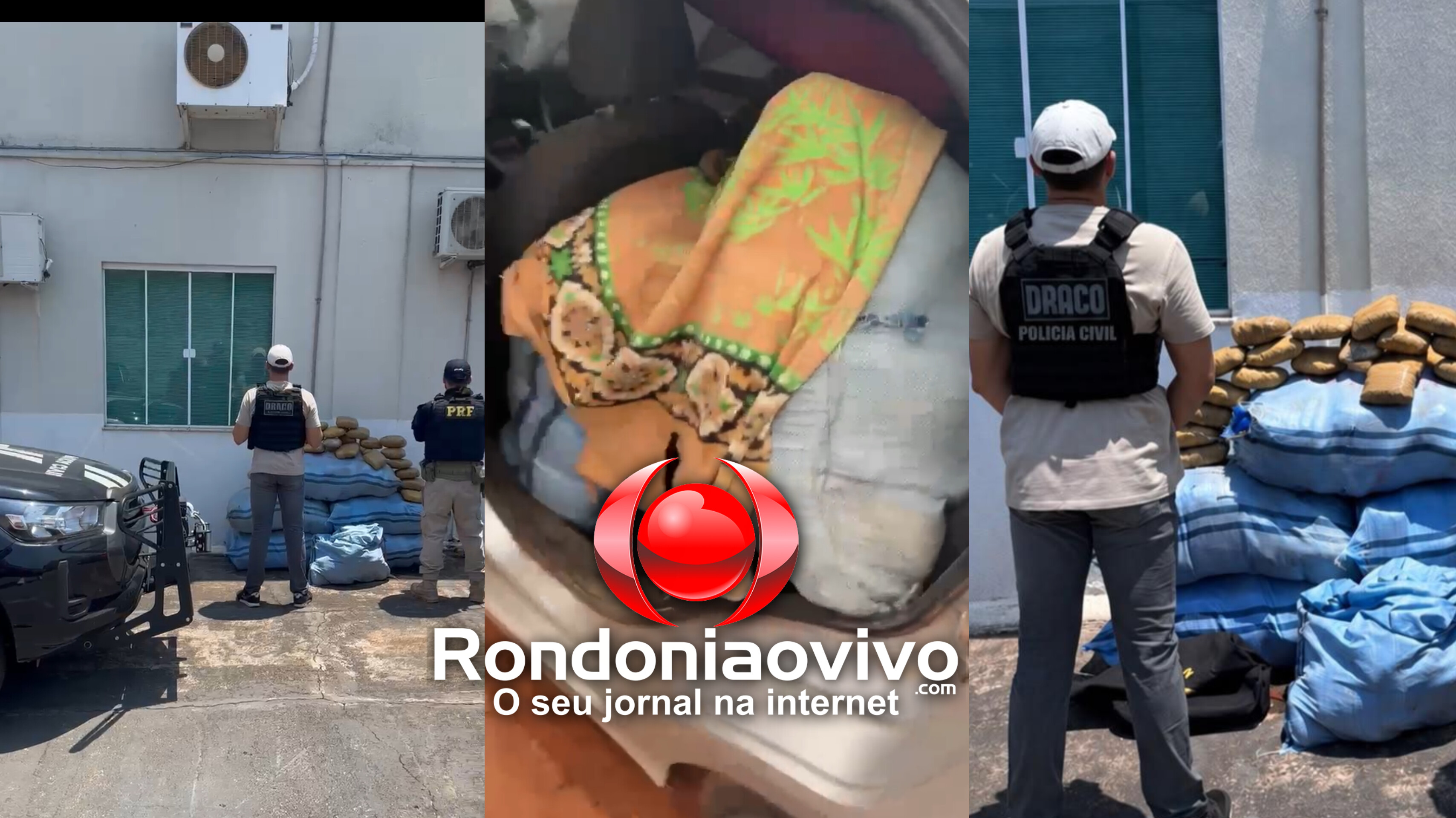 VÍDEO: Após perseguição de 15 KM, DRACO2 e PRF prendem traficante com 182 quilos de skunk