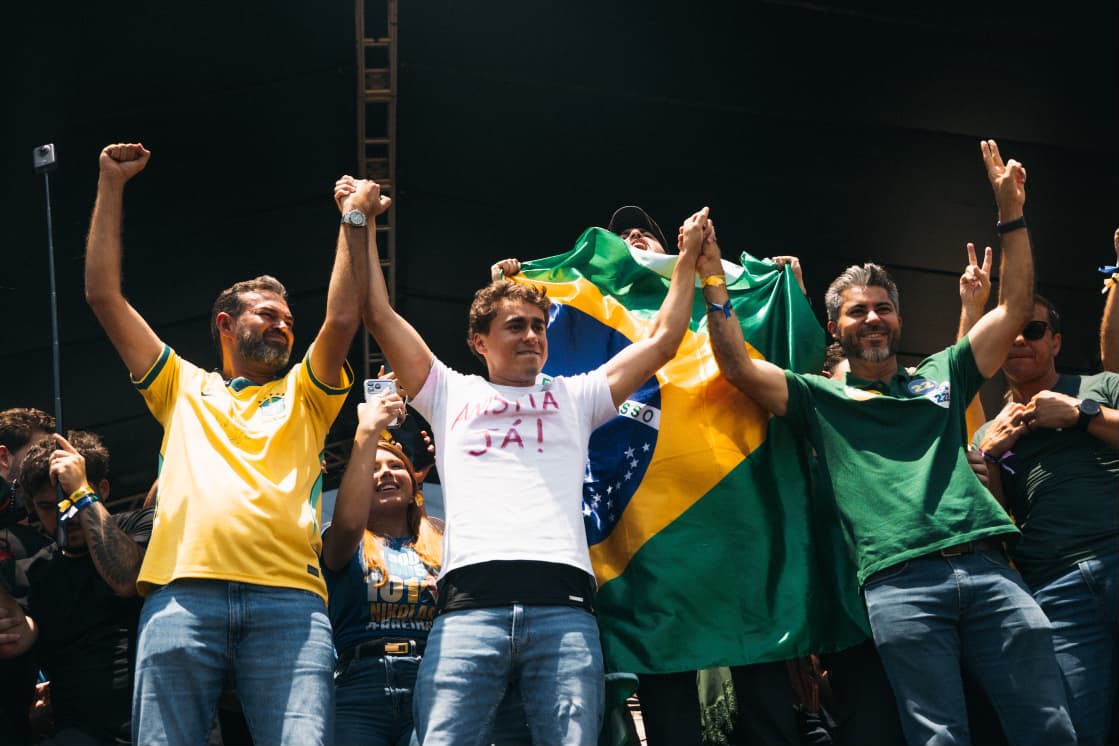 EM JI-PARANÁ: Nikolas destaca coragem de Marcos Rogério no Senado e o chama de 'futuro governador'