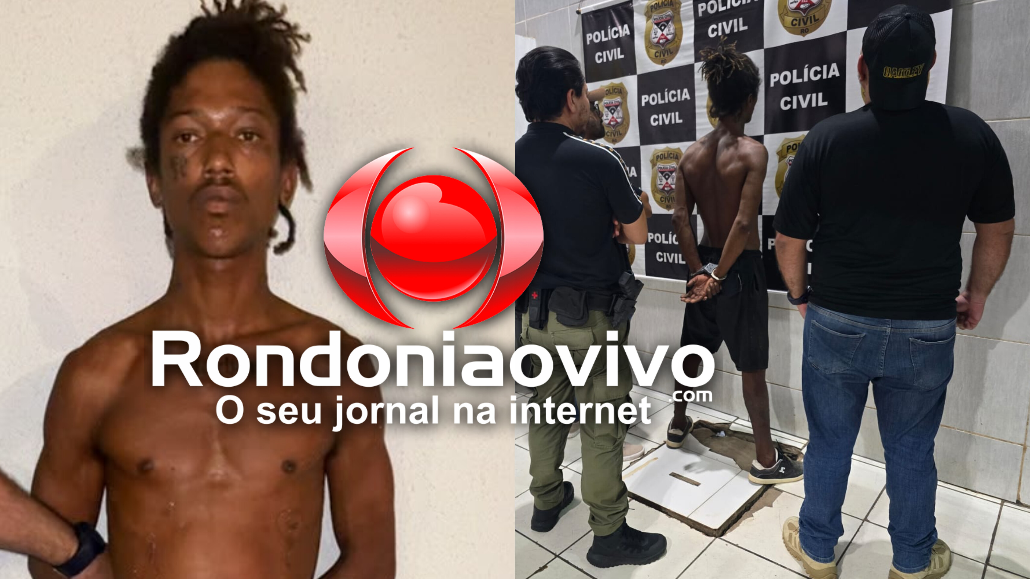 URGENTE: DHPP prende 'Super Choque' que abusou e matou mulher em terreno baldio