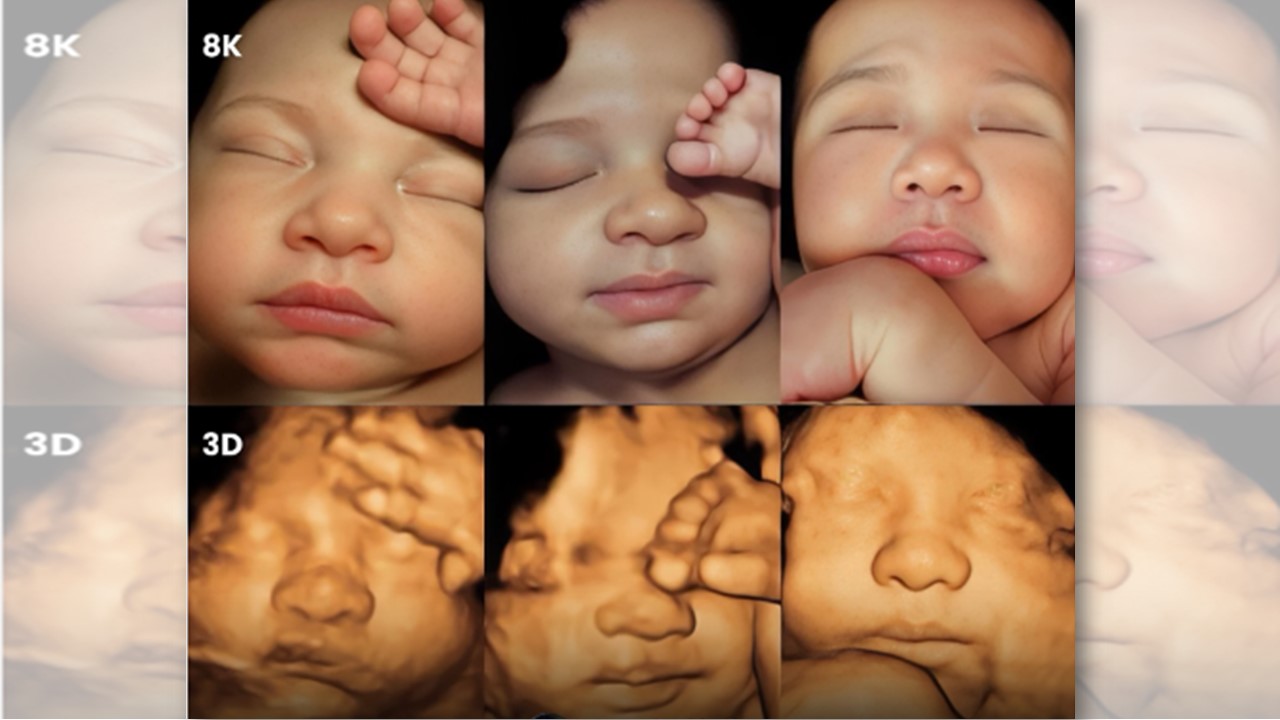 QUE FOFURA: Ultrassom 3D aprimorado permite ver o rosto do bebê antes de nascer