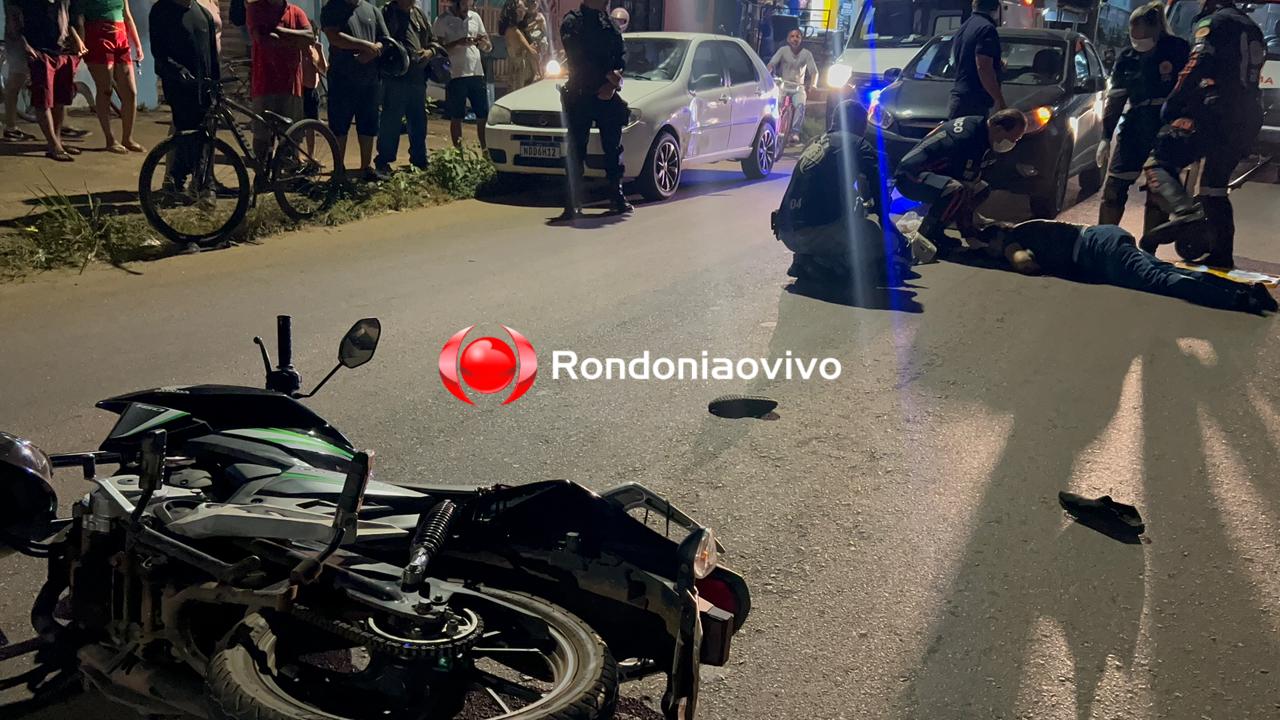 URGENTE: Passageira de moto aplicativo fica inconsciente em grave atropelamento