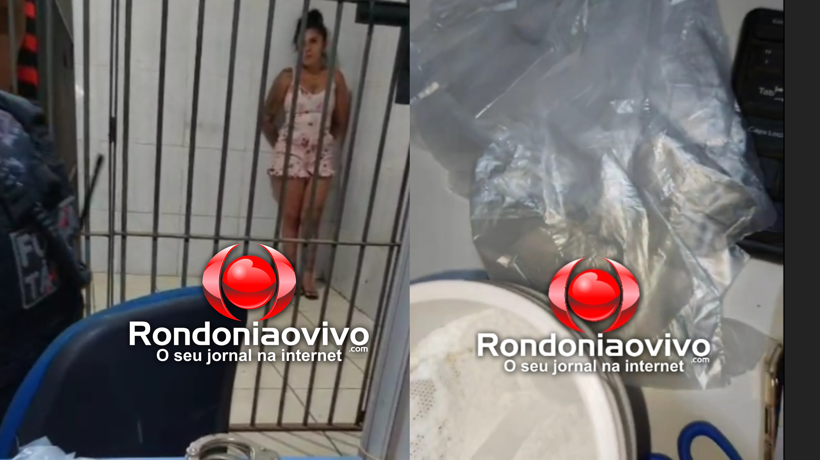 VÍDEO: Mulher é presa acusada de tráfico por equipe do sargento Machado