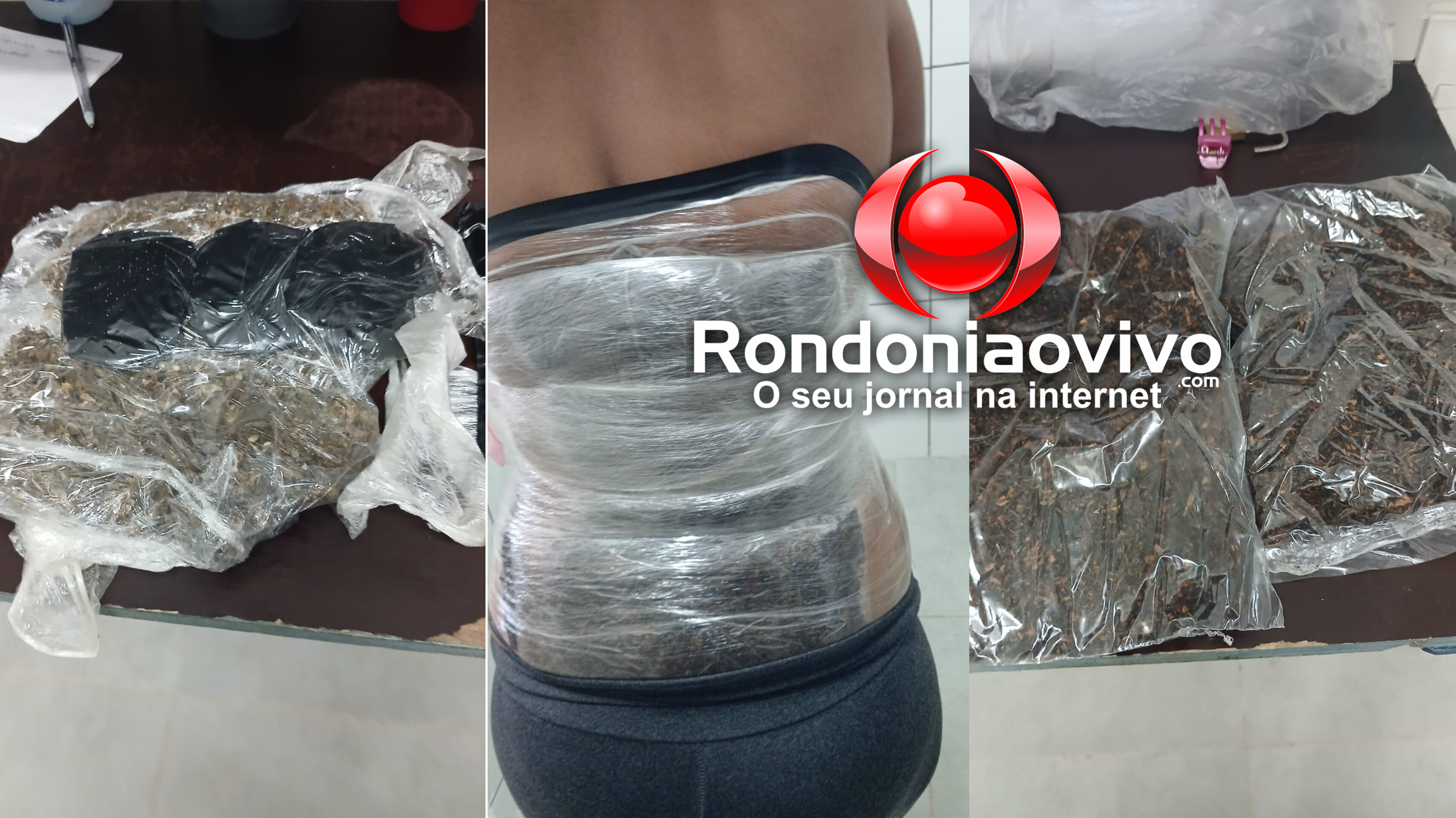 VÍDEO: Mãe e duas esposas são presas com drogas no corpo durante visita no 603
