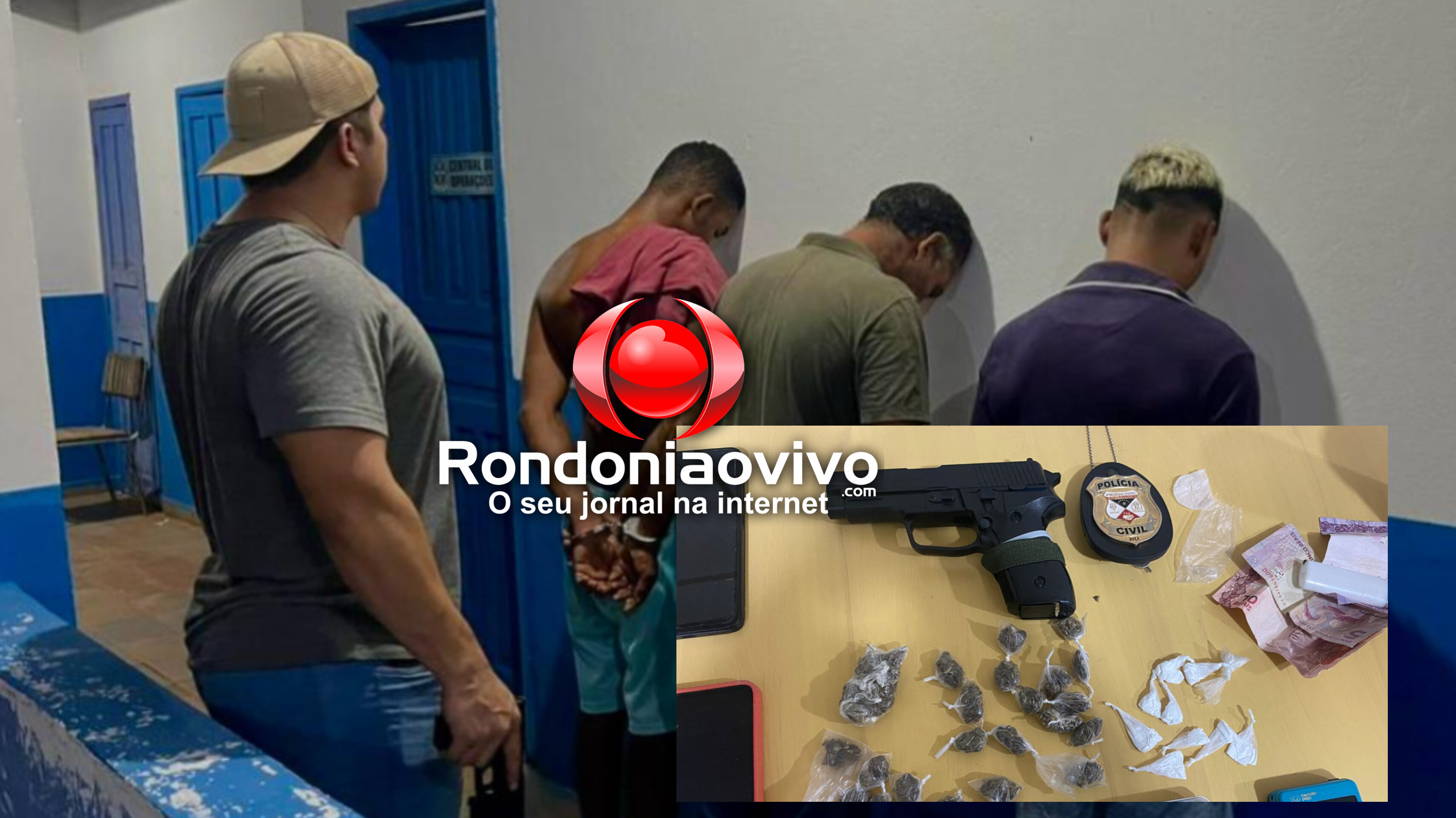 BAR DO MARRECO: PC de Candeias prende dois por tráfico e recaptura foragido