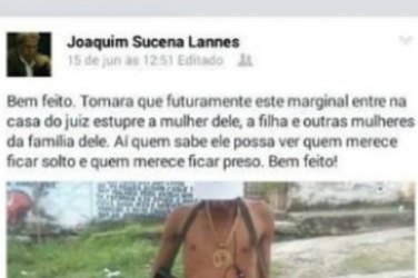 Professor causa revolta em alunos ao incitar estupro no Facebook