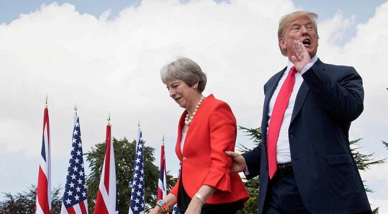 GOVERNO: Em 1 dia, Donald Trump provoca destruição em Londres