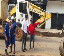 Márcio do Sitetuperon agradece à Prefeitura pelo início das obras na Duque de Caxias