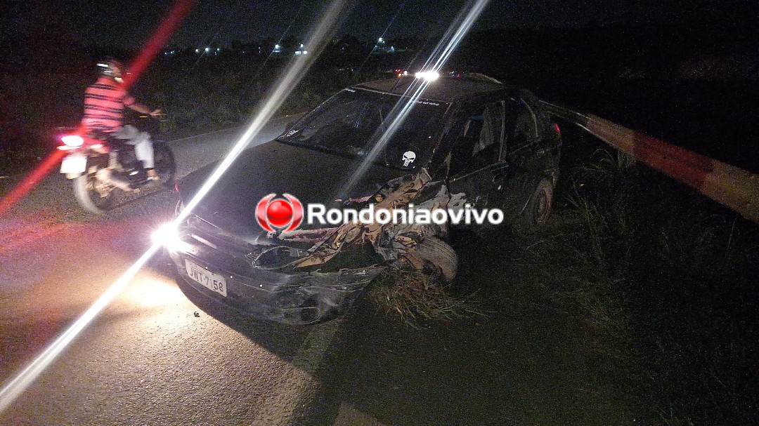 VEJA O VÍDEO: Grave colisão frontal na BR-319 entre carros deixa feridos