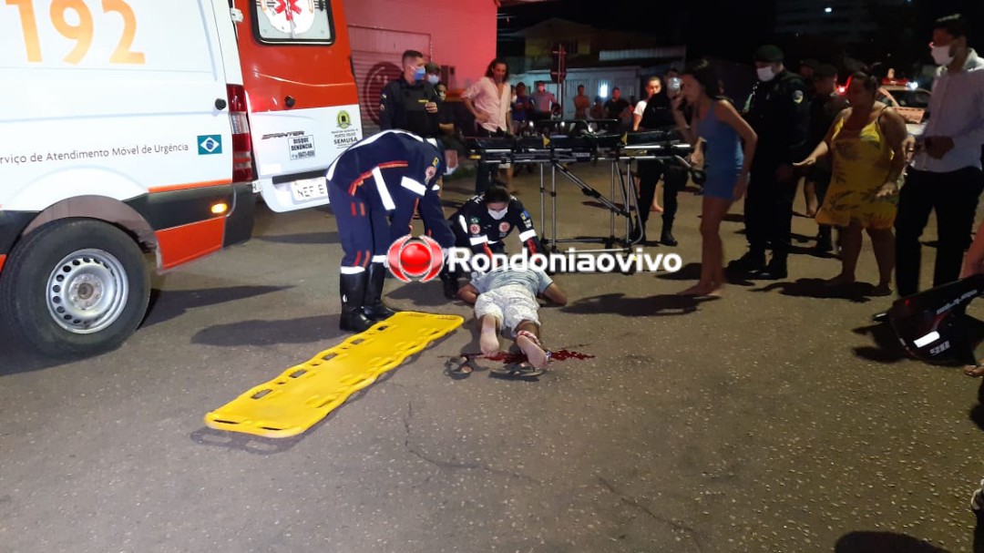 URGENTE: Idoso fica em estado gravíssimo ao ser atropelado em Porto Velho