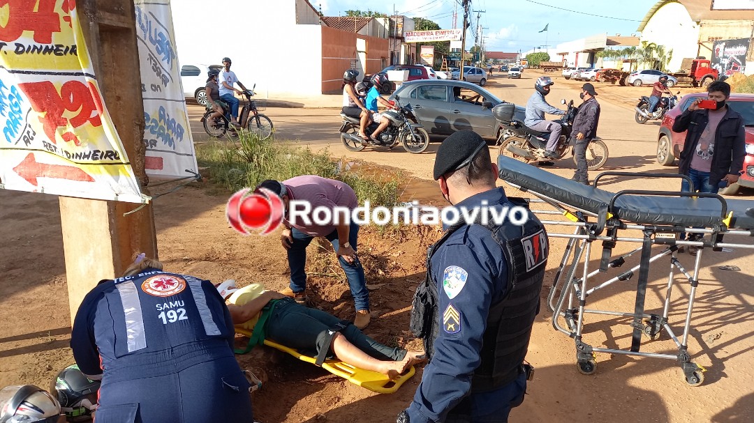 VÍDEO: Mãe e filho ficam gravemente feridos em acidente na zona Sul