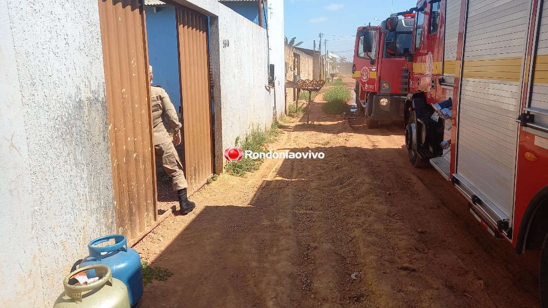 VÍDEO: Residência pega fogo no bairro Lagoa em Porto Velho