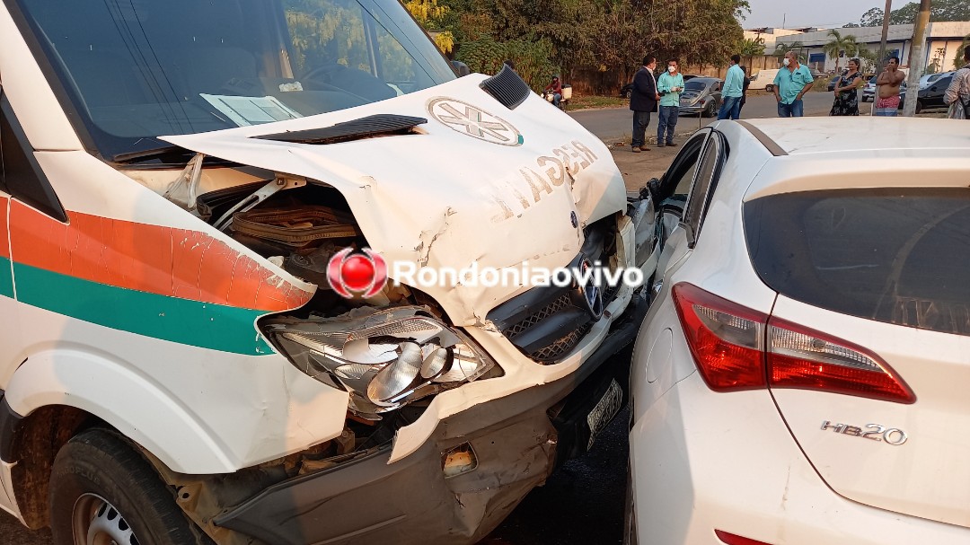 URGENTE - AO VIVO: Ambulância se envolve em grave acidente na capital