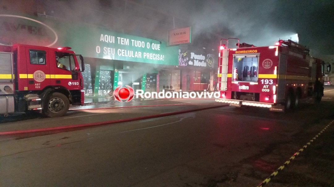 ASSISTA: Incêndio atinge galeria na Avenida 7 de Setembro