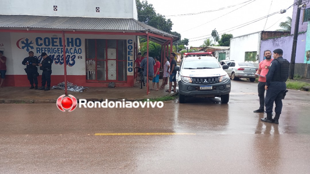 VÍDEO: Picolezeiro morre na calçada de comércio em Porto Velho