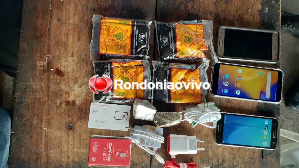 NA MADRUGADA: Policiais penais apreendem drogas e celulares jogados para dentro de presídio