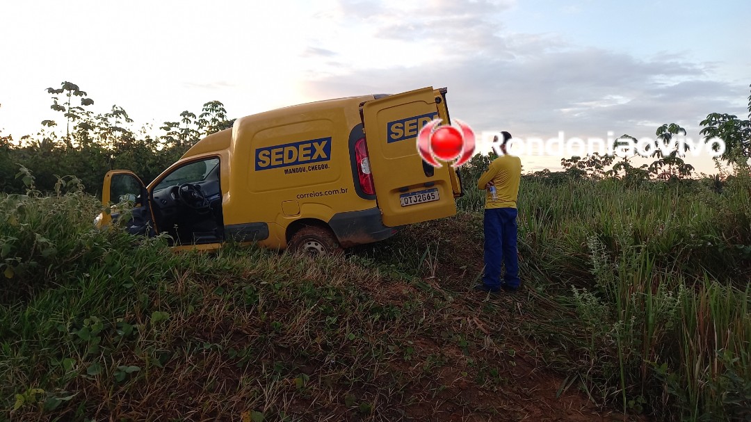 ASSISTA: Polícia encontra carro roubado dos Correios Sedex na zona Sul