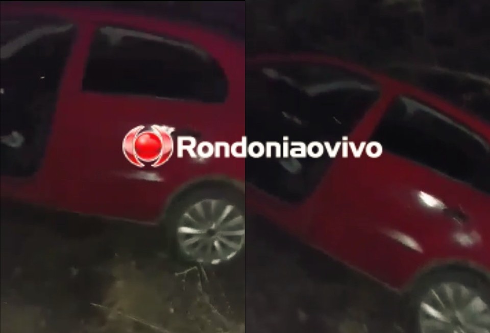 VÍDEO: Mulher morre após sair da pista com automóvel e cair em vala 