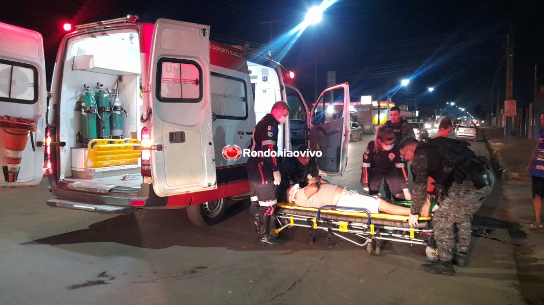 NA JATUARANA: Condutor de Biz tem fratura exposta ao atropelar cachorro 