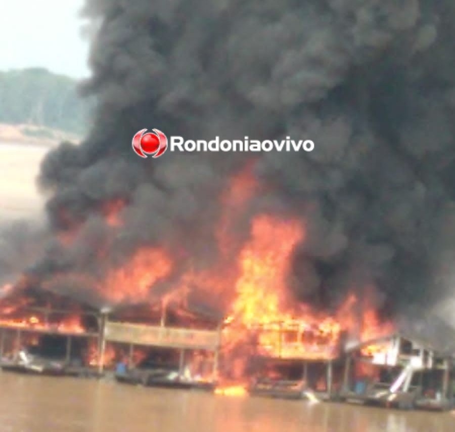 VÍDEO: Operação da Polícia Federal coloca fogo em dragas no rio Madeira 