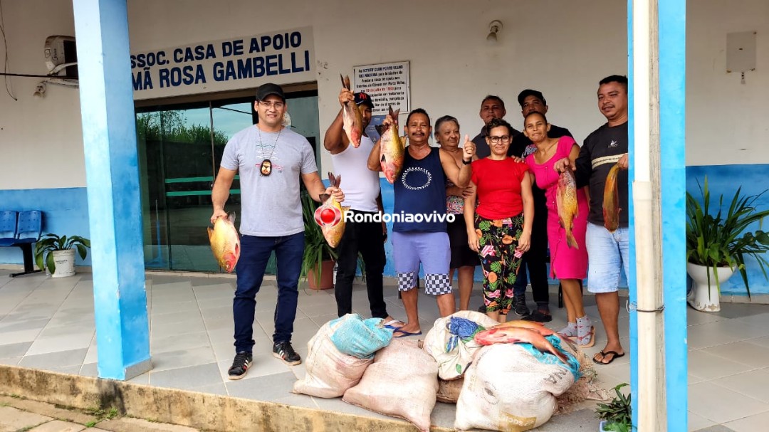 BOA AÇÃO: Polícia Civil realiza doação de oito sacos de tambaqui apreendidos pela PM