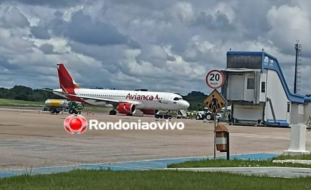 VINDO DE SP: Avião que seguia para Colômbia faz pouso de emergência em Porto Velho 