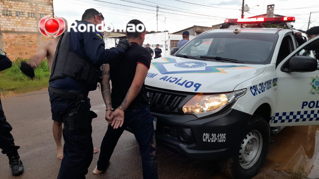 ATREVIMENTO: Bandido é preso ao tentar roubar na casa de dois policiais