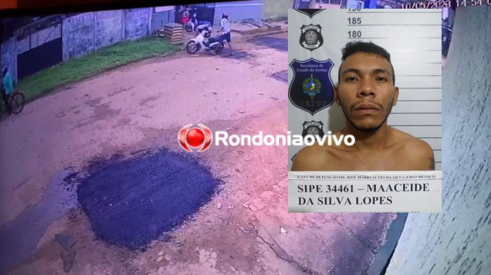 VÍDEO: Bandido da Biz branca que fazia arrastão em Porto Velho é preso pela PM