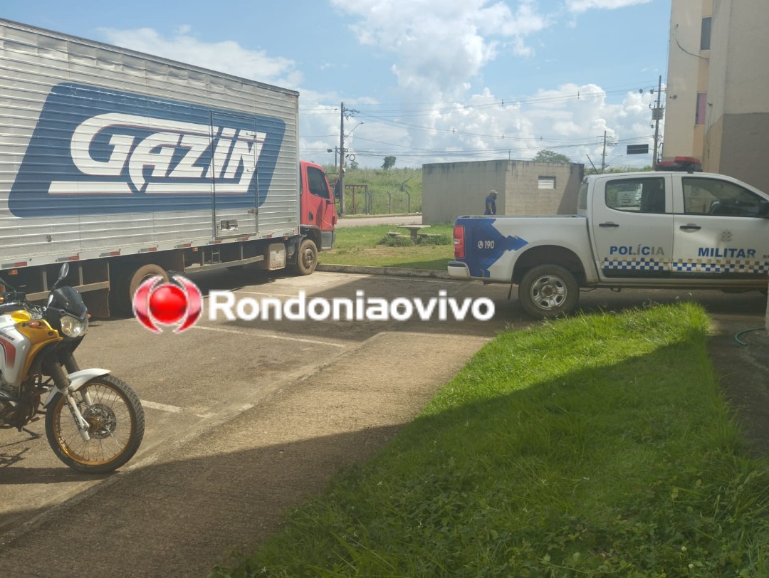 URGENTE: Caminhão da Gazin lotado de mercadorias é roubado em condomínio 