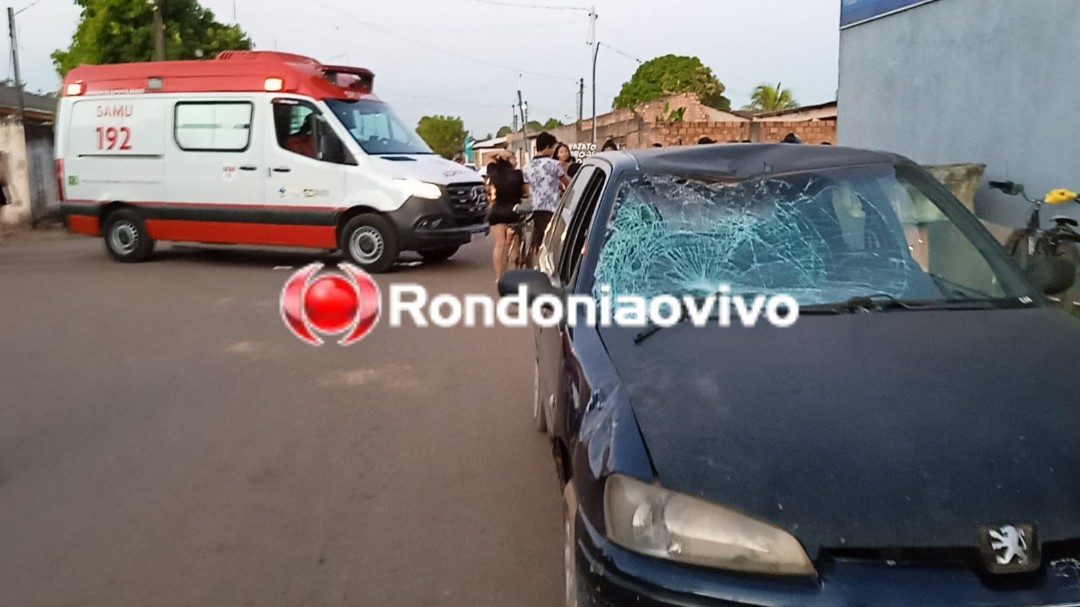 ATINGIDA EM CHEIO: Criança fica em estado grave ao ser atropelada por carro