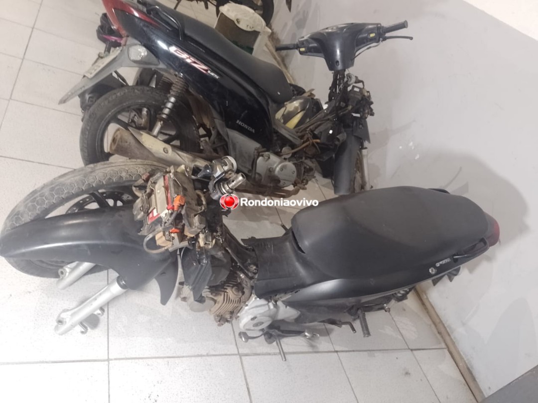 DESMANCHE: Quatro são presos com motos roubadas sendo desmontadas