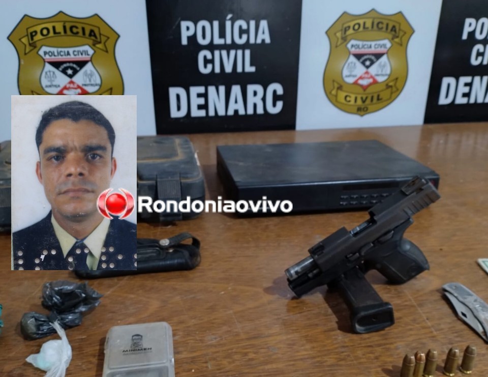 OPERAÇÃO HÓRUS: Denarc prende de novo homem por tráfico de drogas e com arma