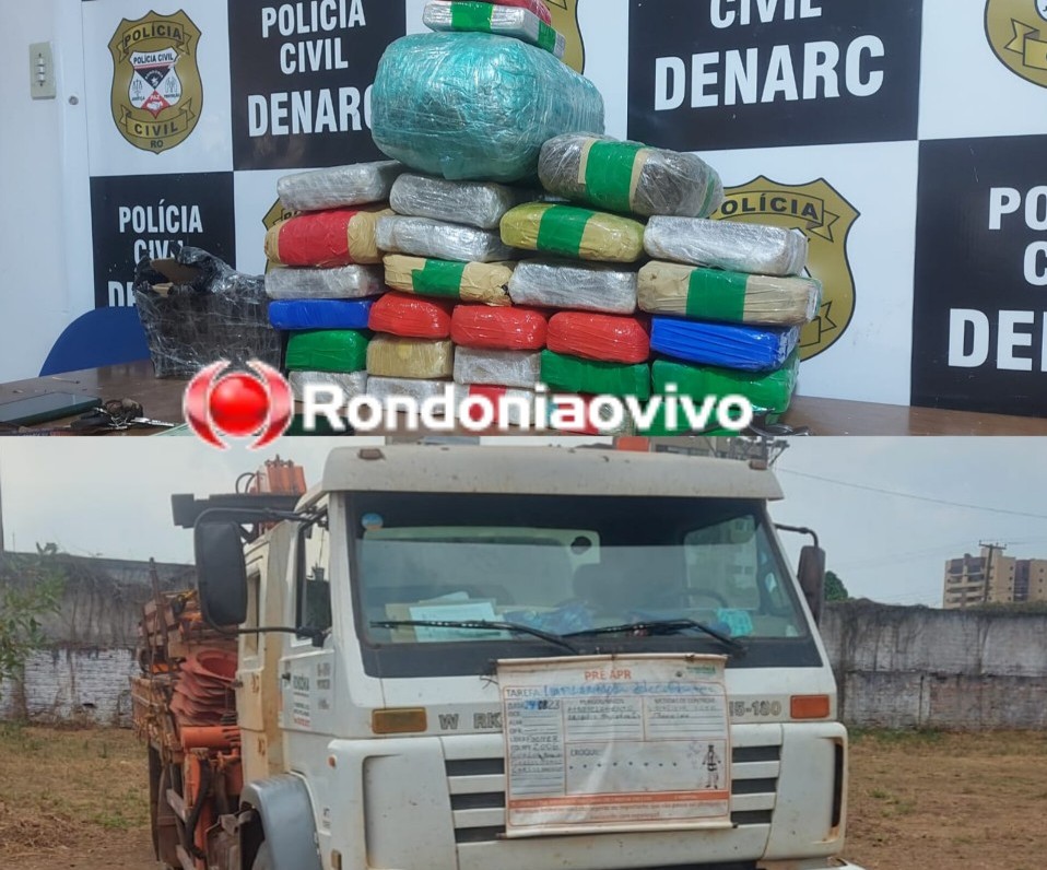 OPERAÇÃO HÓRUS: Denarc prende dupla em caminhão com mais de 30 quilos de drogas 
