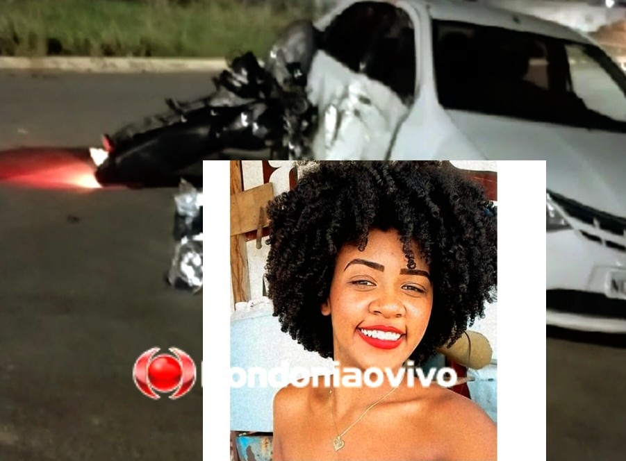 TRAGÉDIA: Mulher morre após grave colisão de moto com carro 
