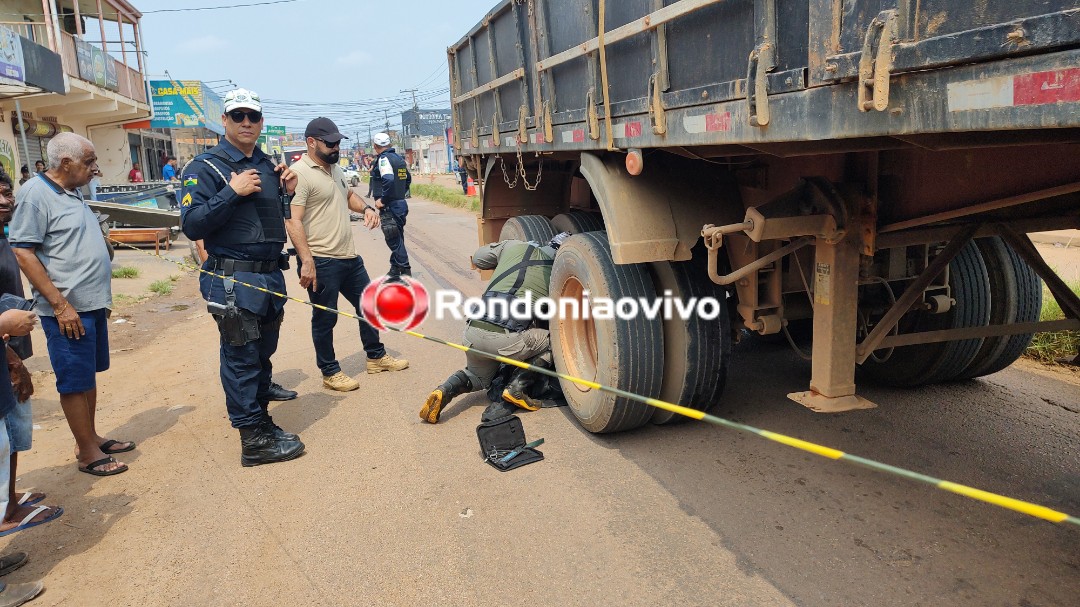 TRÁGICO: Mulher morre atropelada por carreta na Calama