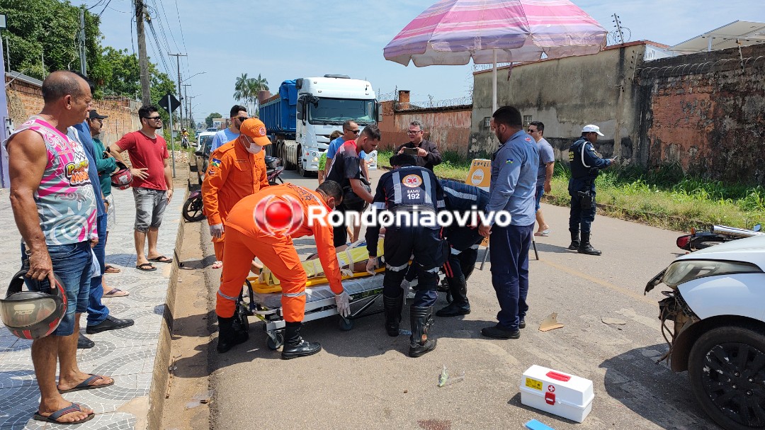 CARRO AVANÇOU: Criança e mulheres sofrem ferimentos após atropelamento na zona Leste